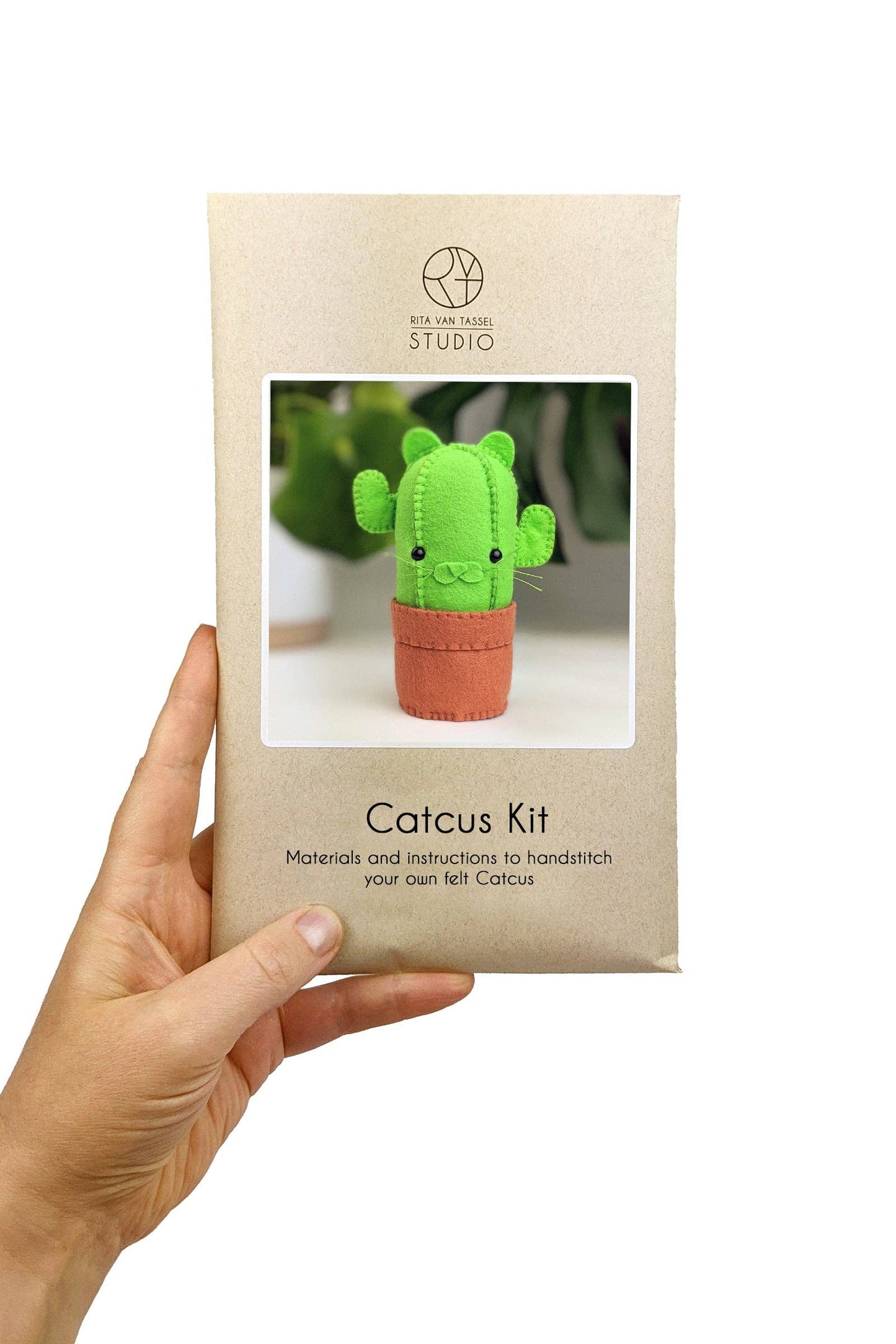 Catcus Hand Stitching Felt Kit
