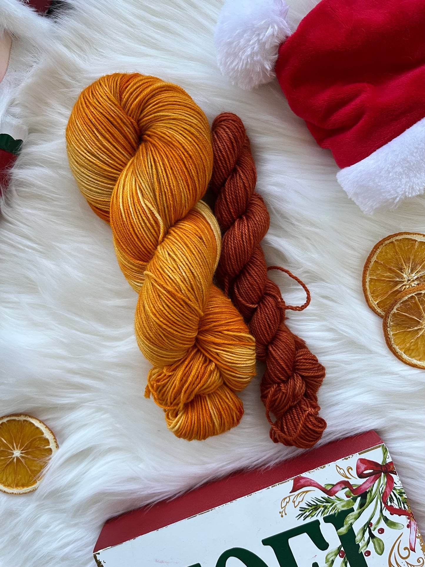 Dryed Orange Garland, Sock Set
