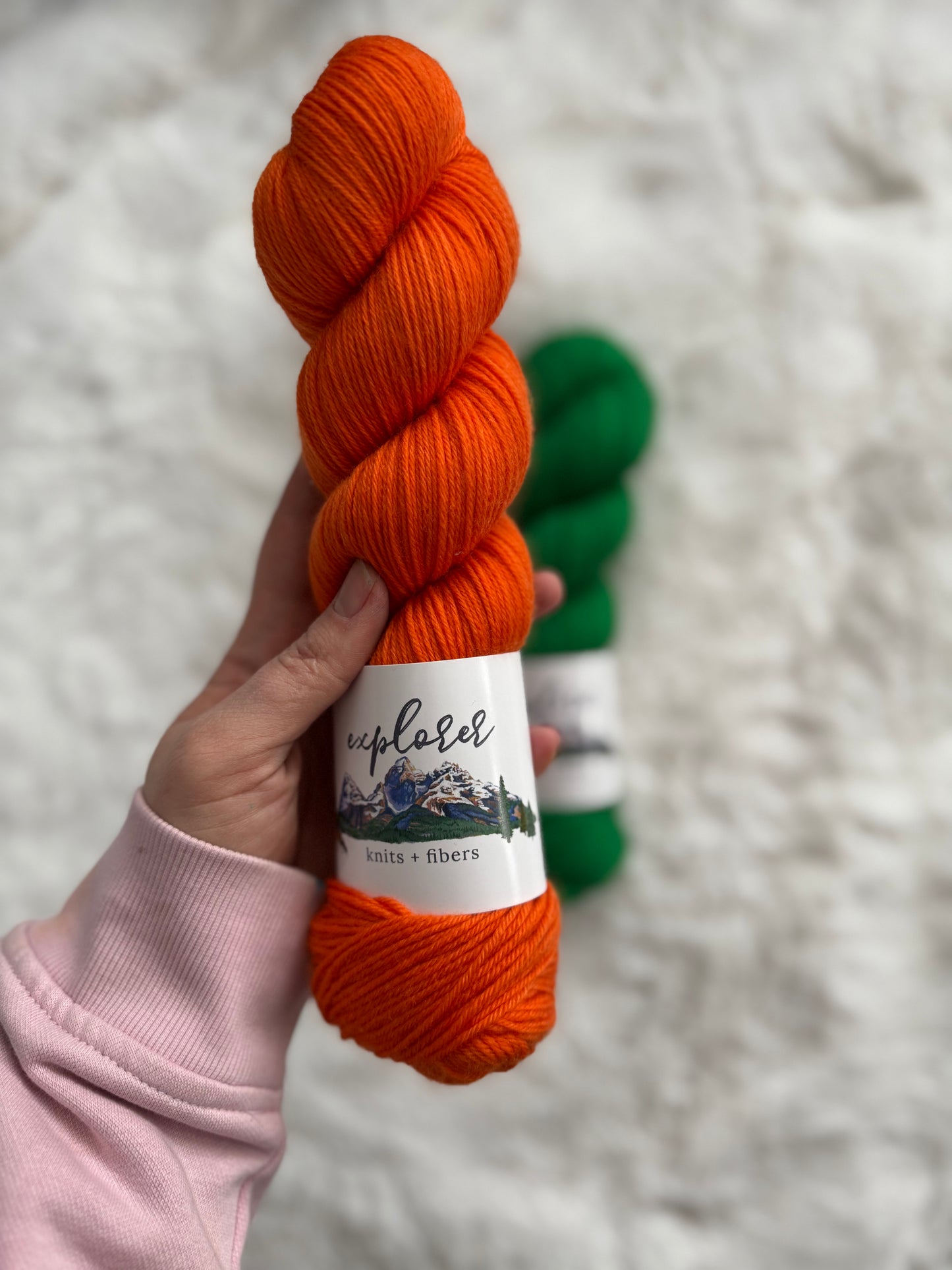 Explorer Knits + Fibers - Cashmere Caverns Sock