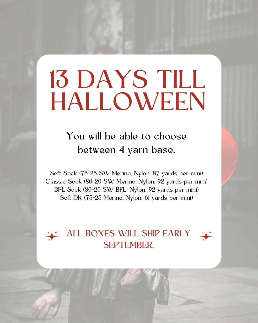 13 Days till Halloween 2026 - IT (ships early September)