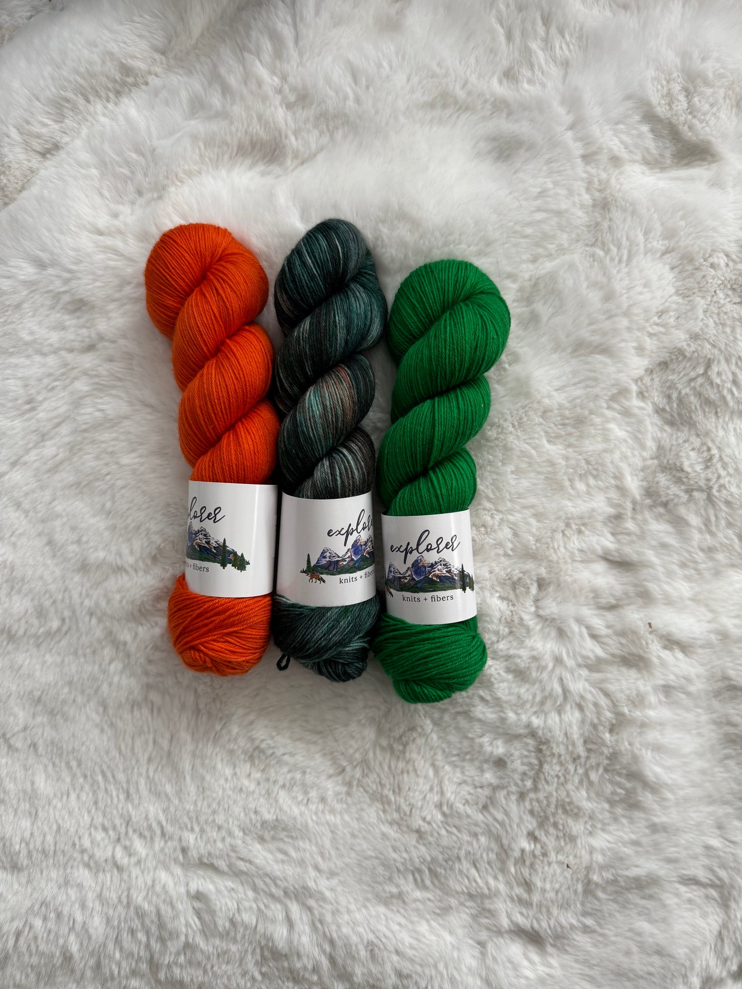 Explorer Knits + Fibers - Cashmere Caverns Sock