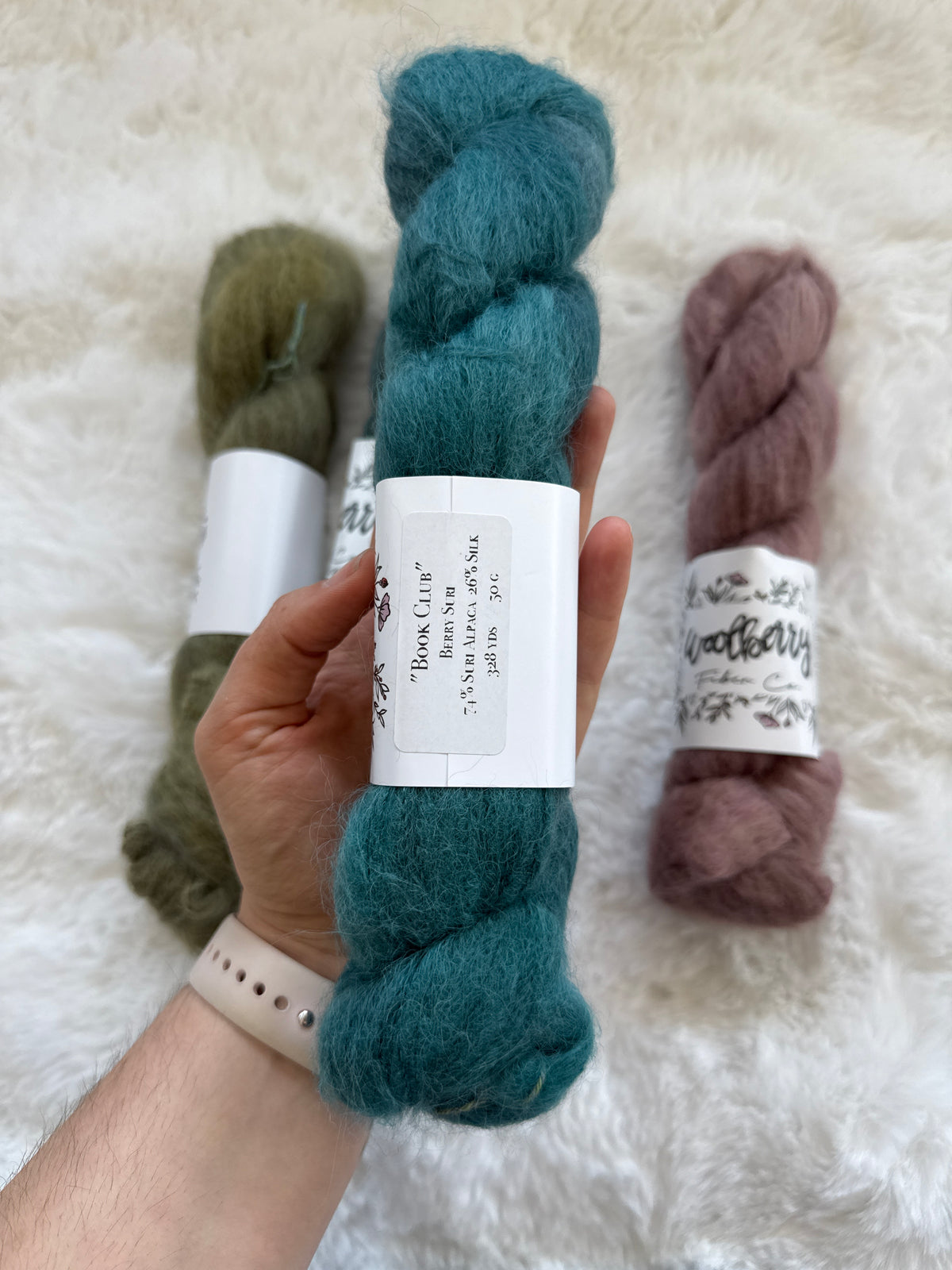 Woolberry Woolberry Fibre Co. Berry Suri – Création Miss Couture