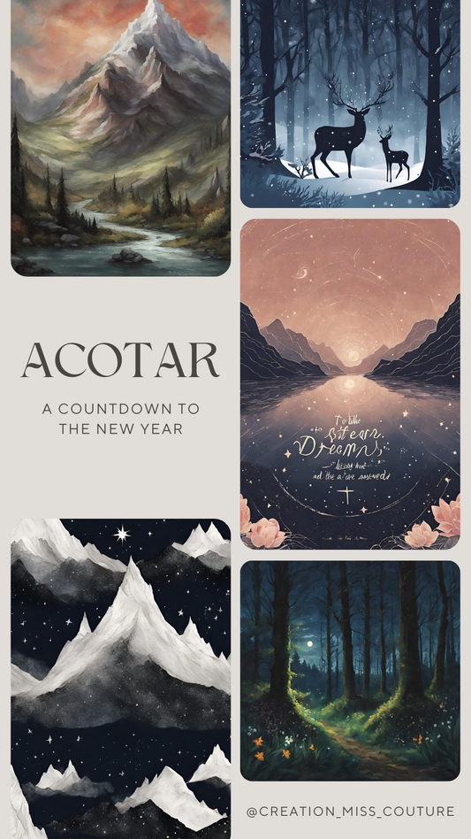 Countdown to the New Year - ACOTAR (pre-order, to be shipped early November)