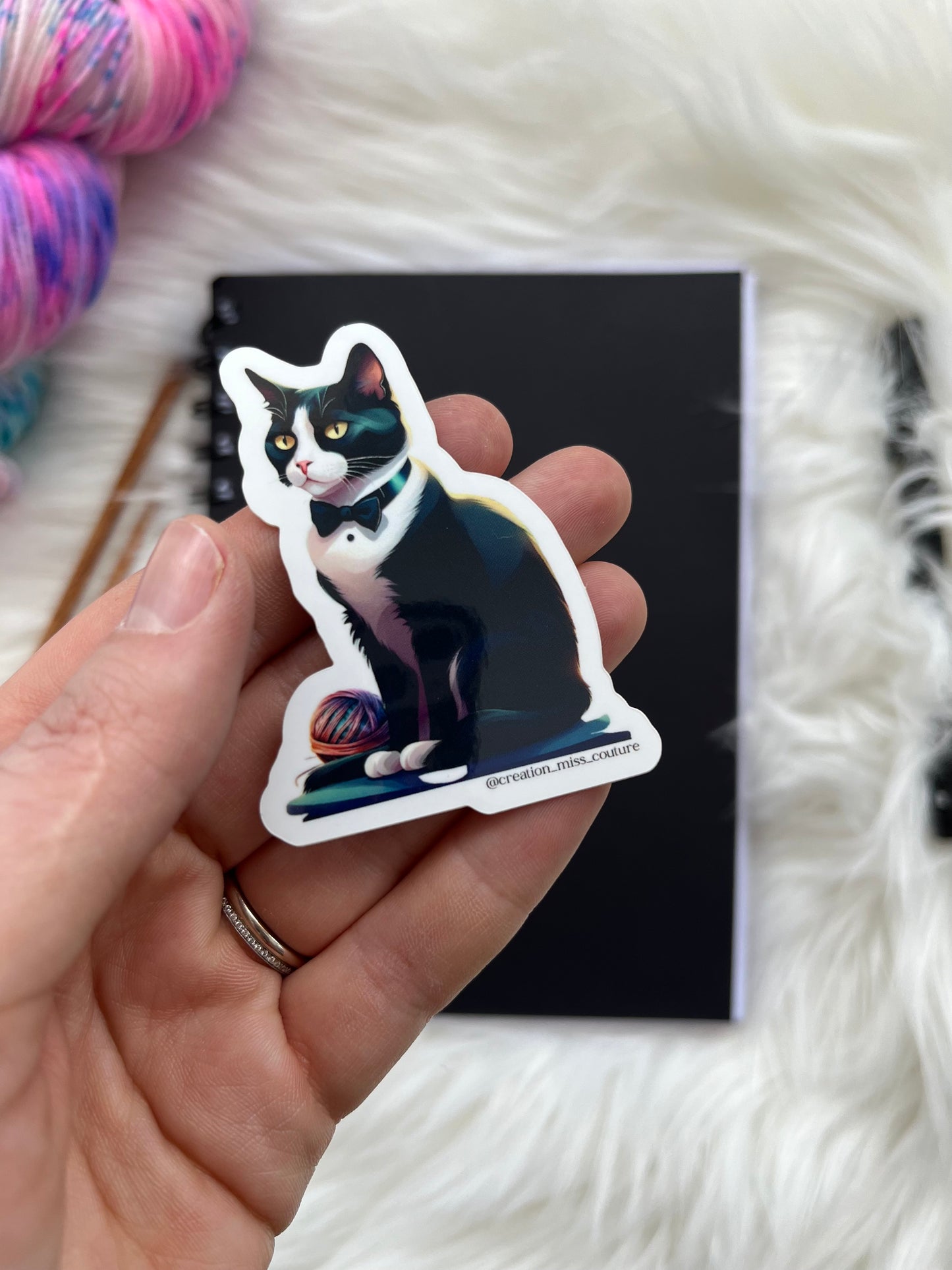 Tuxedo Cat - Sticker