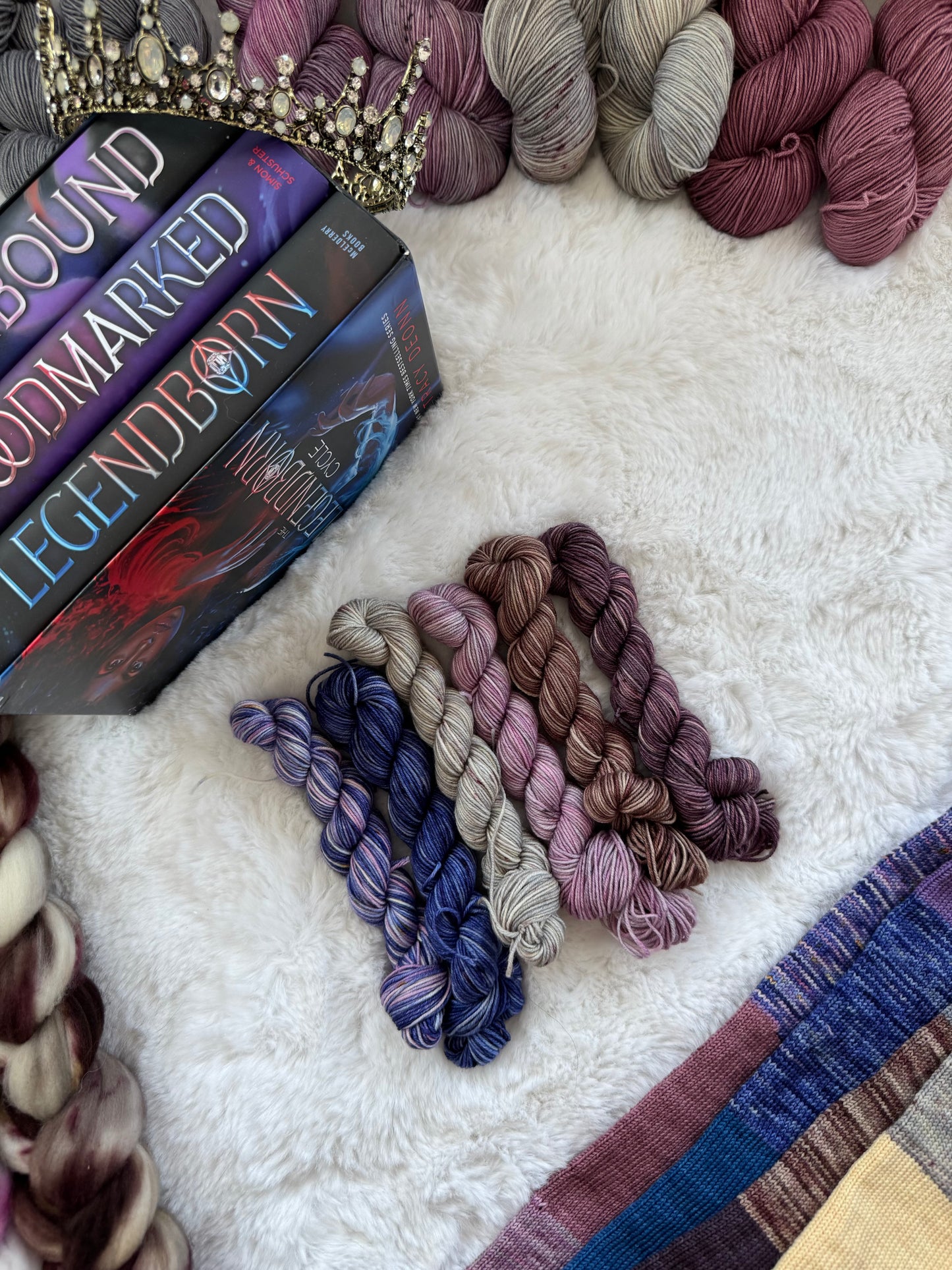 Mini Skein Sets! A Bookworm's Favourite Tropes