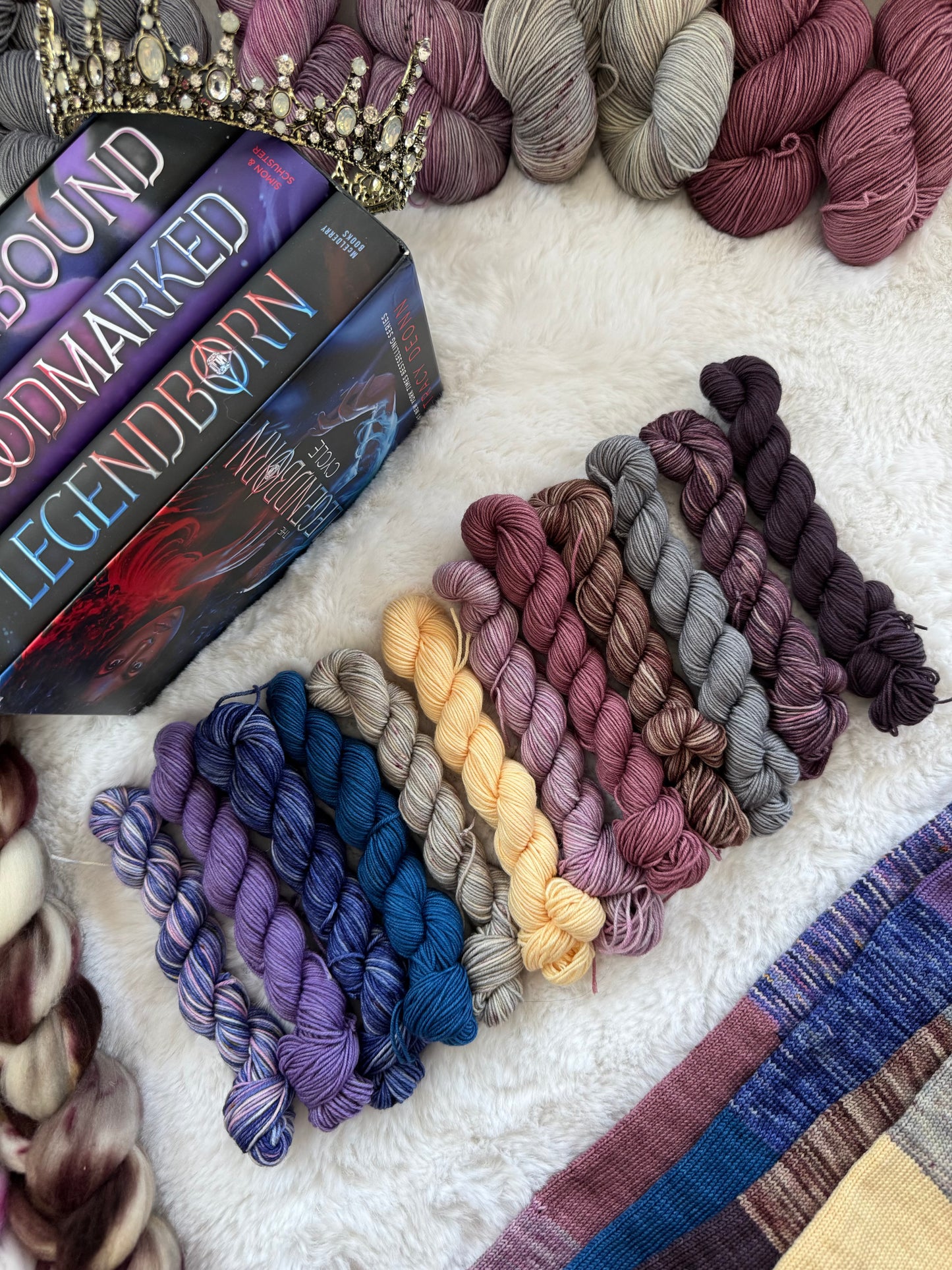 Mini Skein Sets! A Bookworm's Favourite Tropes