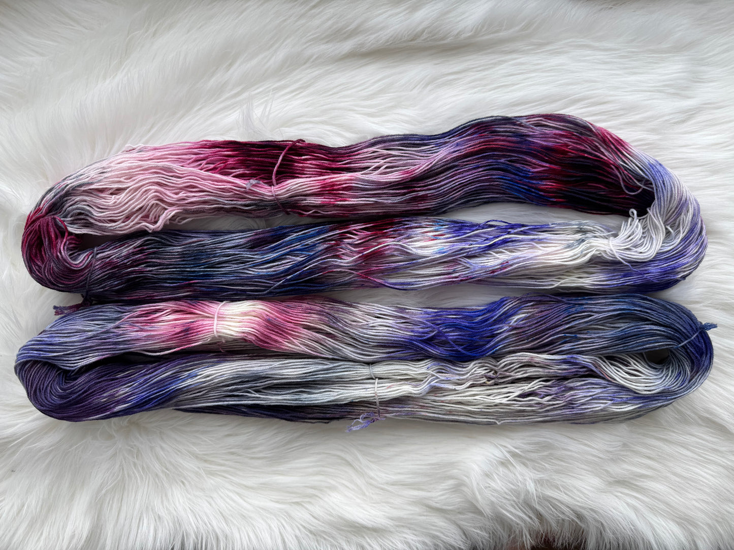 Snow Dyeing Experiment, Classic Sock - Ready to Ship