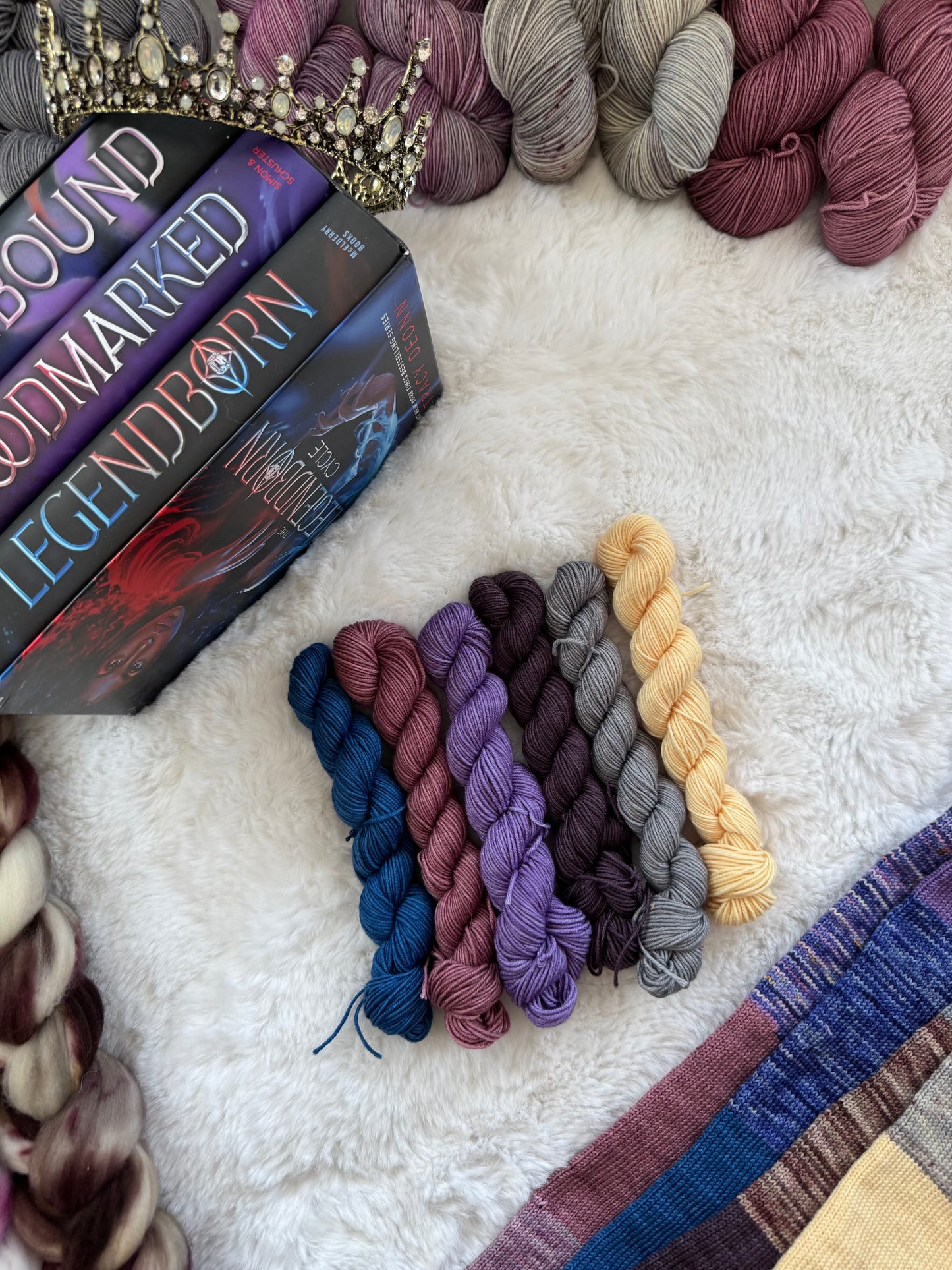 Mini Skein Sets! A Bookworm's Favourite Tropes