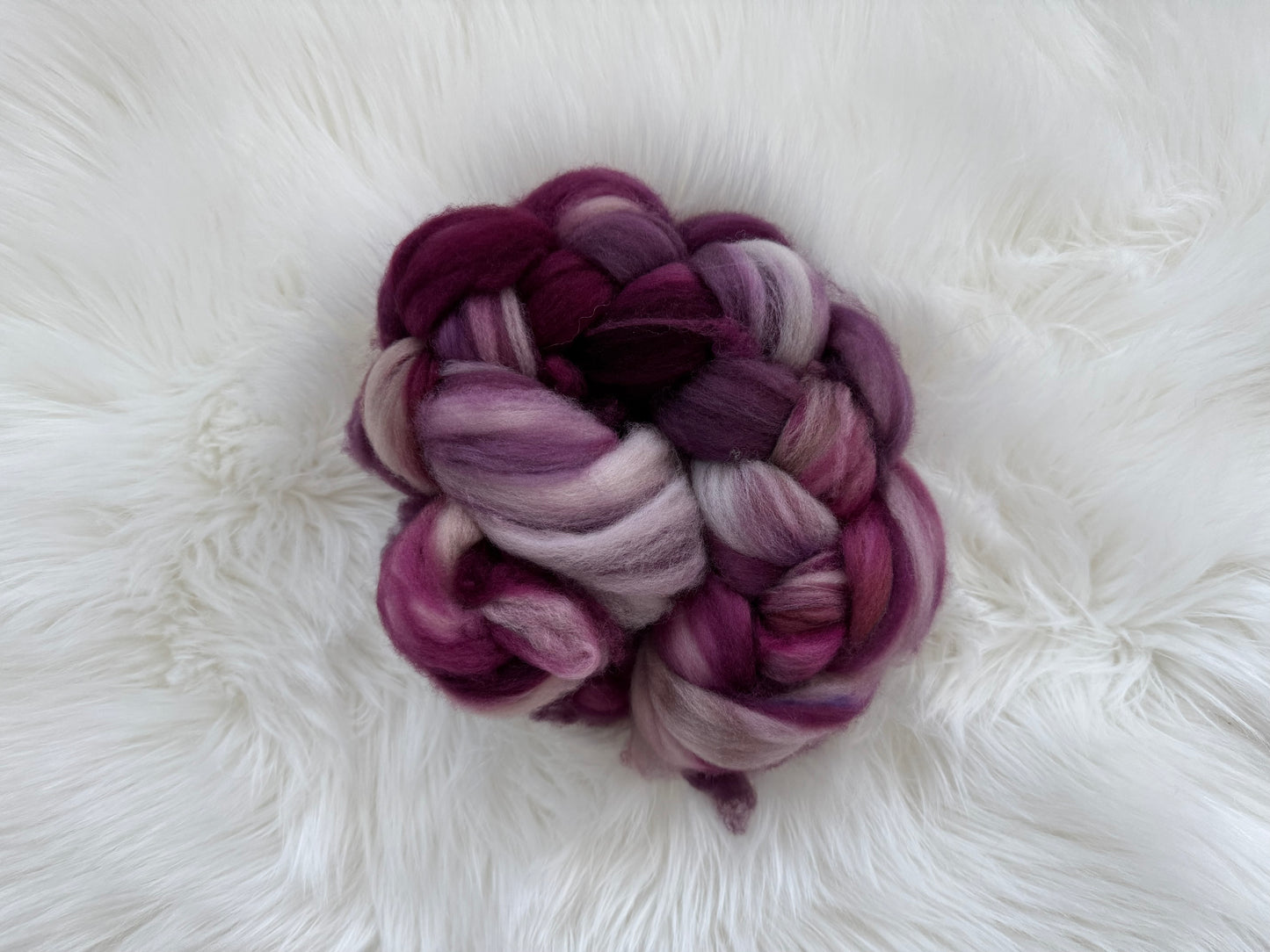 Roving (half braid)  - 80% SW Merino, 20% Nylon - Ready to Ship