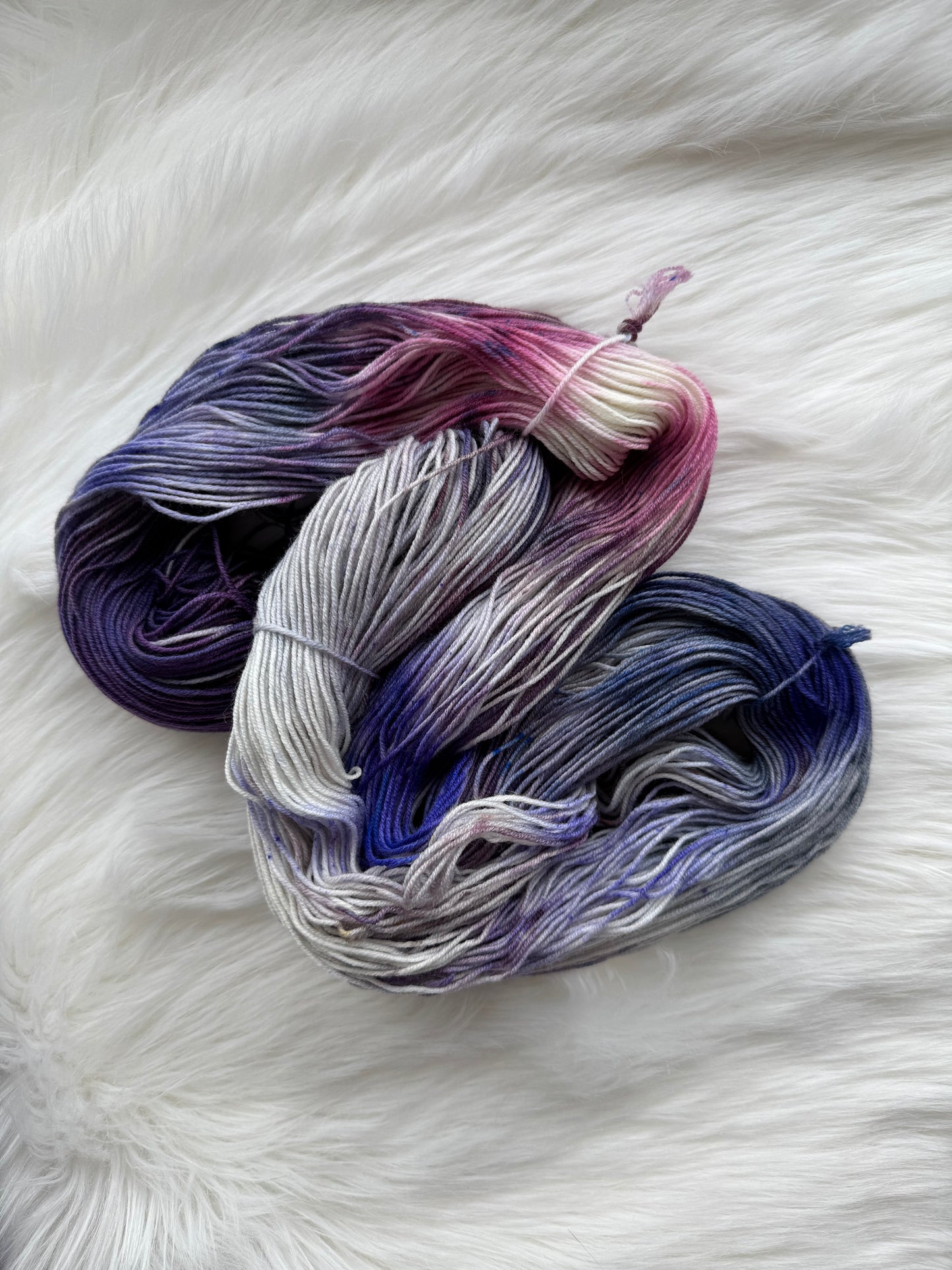 Snow Dyeing Experiment, Classic Sock - Ready to Ship