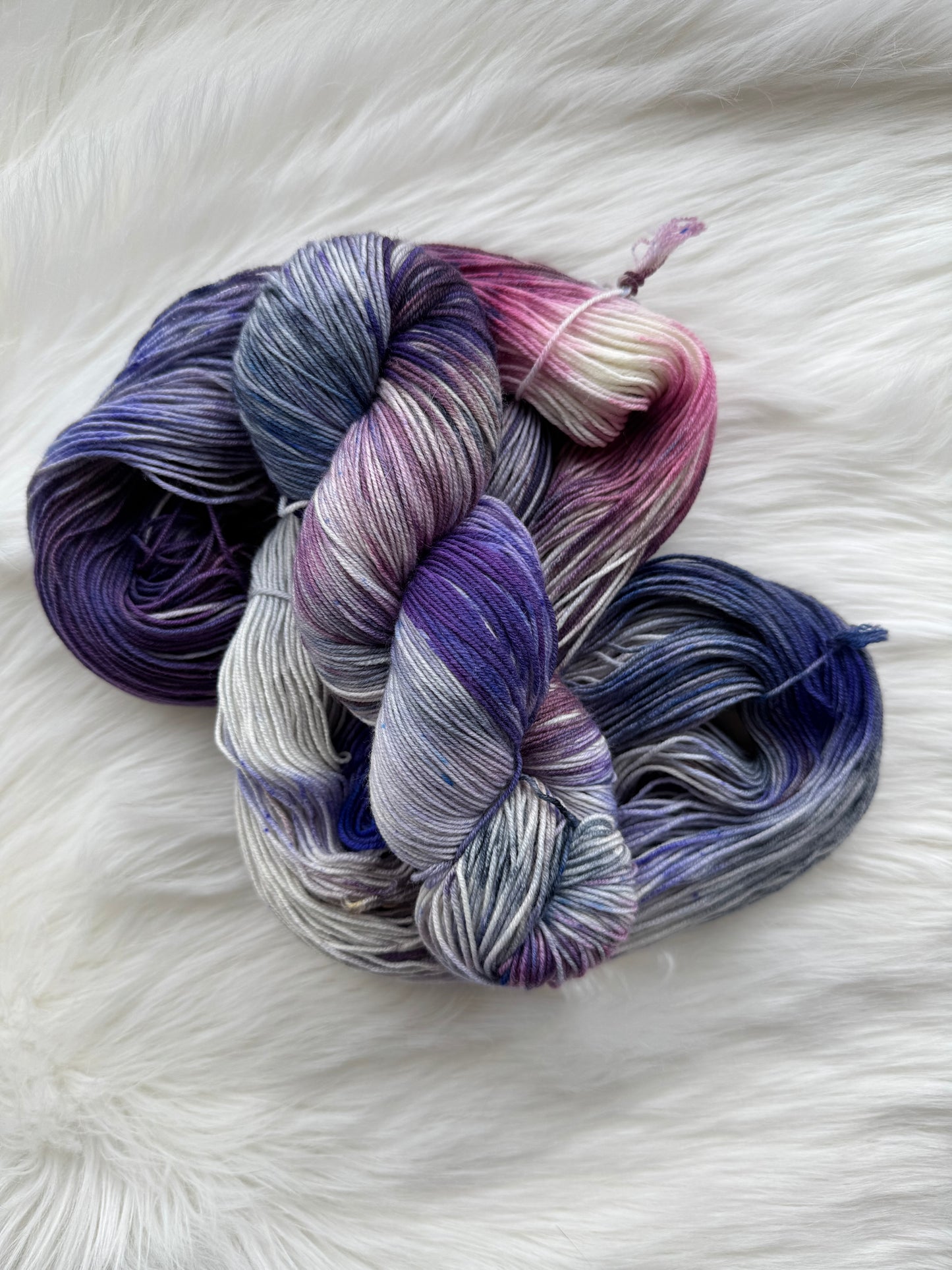 Snow Dyeing Experiment, Classic Sock - Ready to Ship