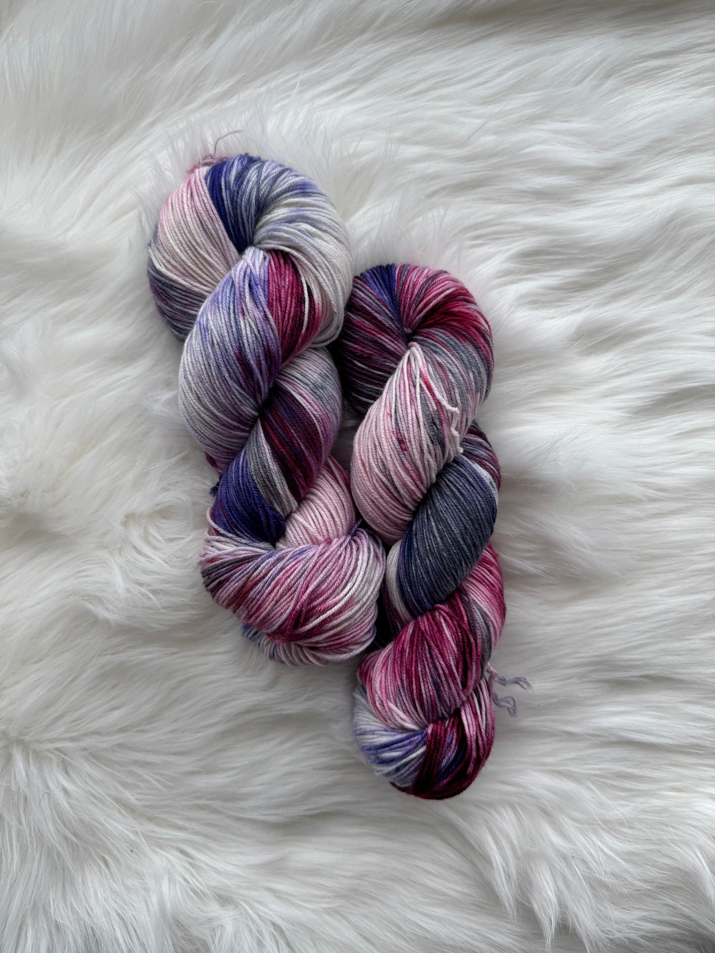 Snow Dyeing Experiment, Classic Sock - Ready to Ship